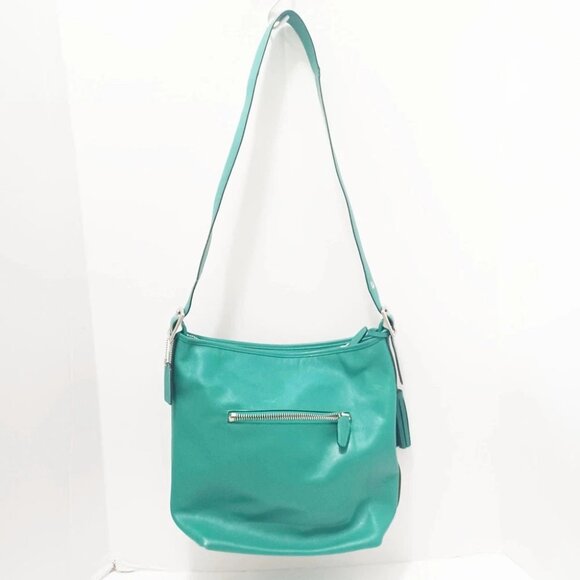 COACH Legacy Leather Duffle Shoulder 19889 Green Leather - Shoulder Bag - Picture 3 of 8